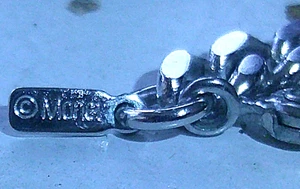 Signed Vintage Monet Silvertone Metal 30” Chain Necklace - Picture 1 of 4