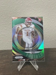 Panini Prizm 2024 - Portals Green Prizm #10 Xavier Worthy (RC) - Imagen 1 de 2