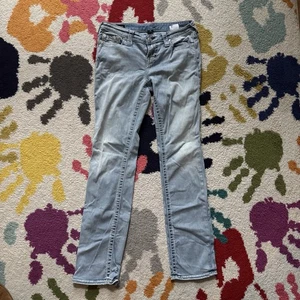 Jeans True Religion Billie donna 29 blu lavaggio chiaro vita media gamba dritta denim - Foto 1 di 10