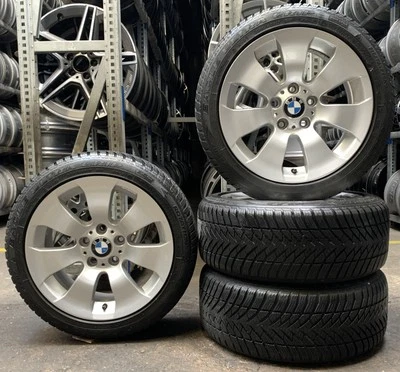 4 Orig BMW Winterräder Styling 158 225/45 R17 91H 3er E90 E91 E92 E93 6775596 28 - Bild 1 von 4