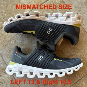 (TALLA NO COINCIDENTE) On Running Cloudswift Imán Citron Para hombres Izquierda 13 y Derecha 10.5 - Imagen 1 de 8
