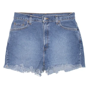 LEVI'S 512 Womens Denim Shorts Blue UK 12 W30 - Picture 1 of 6