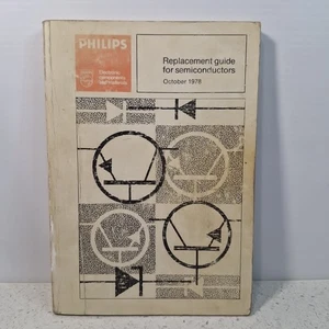 Philips Replacement Guide For Semiconductors 1978 Vintage Paperback Manual - Bild 1 von 11