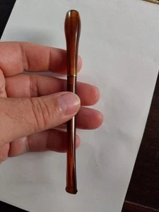 FUME CIGARETTE ANCIEN PORTE CIGARETTE EN AMBRE LONGUEUR 14 CM - Imagen 1 de 3