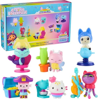 Gabby's Dollhouse, 12-Piece Story Figures Gift Pack, with 6 Toy Figures & 6 Doll - Image 1 of 4