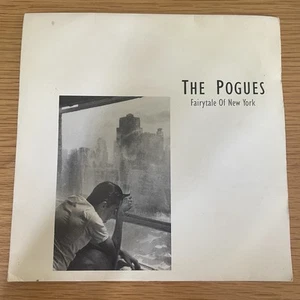 The Pogues Fairytale Of New York UK 1987 7" Vinyl Pogue Mahone Records VG+ - Imagen 1 de 2