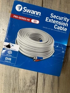Swann 100ft Video & Power Extension Cable Kit Pro-Series HD (AD) - Picture 1 of 3