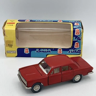 volga lada VAZ-24 1:43 vintage NOVOEXPORT USSR soviet made CCCP 1988 - Image 1 of 4
