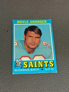 Topps Football #198 Hoyle Granger 1971 - Saints - Imagen 1 de 2