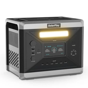 SolarPlay Q2501 Tragbare Solar Power Station 2400W& 2160Wh LiFeP04 Generator - Bild 1 von 16