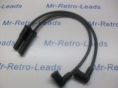 BLACK 8MM PERFORMANCE IGNITION LEADS VICTORY HAMMER 106 100 92 PRE 05 HT QUALITY - Image 1 of 4