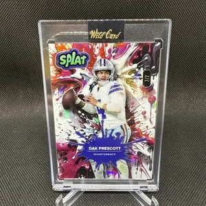 2025 Wild Card Splat Dak Prescott Pink /7 Dallas Cowboys - Picture 1 of 2