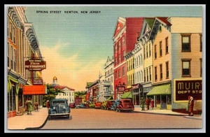 SPRING STREET NEWTON, NEW JERSEY, - Postal antigua F10 - Imagen 1 de 2