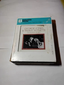 George Jones Tammy Winnette 8-Track Cartridge With Slip Cover  GOLDEN RING - Bild 1 von 4