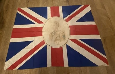 Vintage British Union Jack Flags  With GRVI - Image 1 of 4