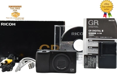 Shots706!! [TOP MINT w/Box] Ricoh GR Digital III 3 10.0MP Compact Camera JAPAN - Image 1 of 4