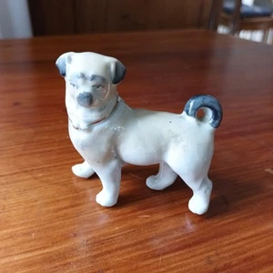 Porzellan MOPS Bulldogge Bully Antik - Bild 1 von 5
