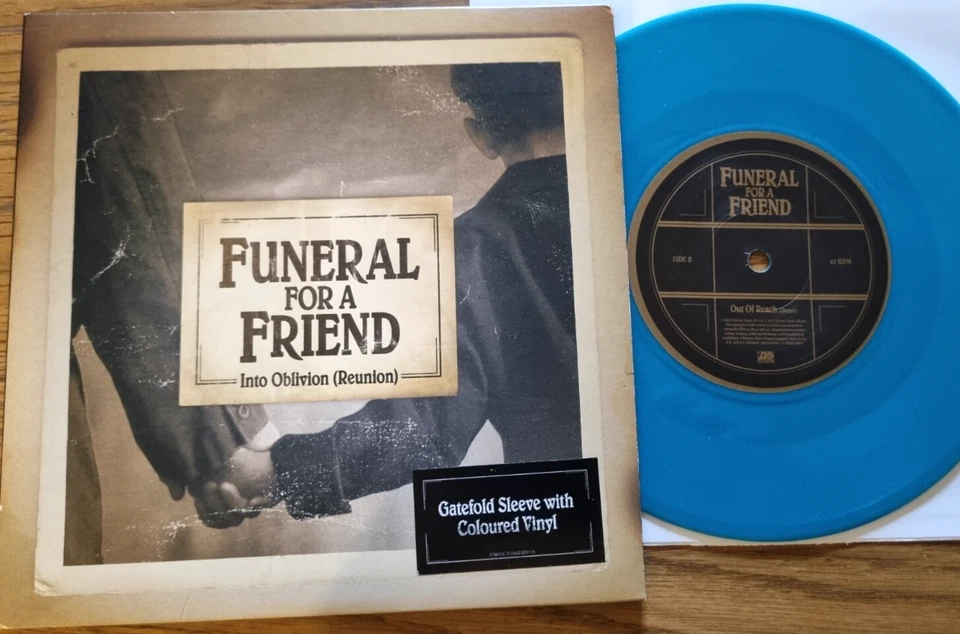 Funeral For A Friend – Into Oblivion (Reunion) GREEN VINYL 7” Gatefold Single - Image 1 of 4