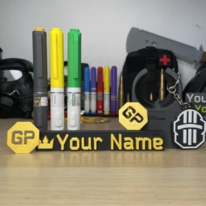 Tarkov Killa Bundle | LEDX, GP Coin, Stims, Nameplate + Keychain Replica Set - Picture 1 of 7