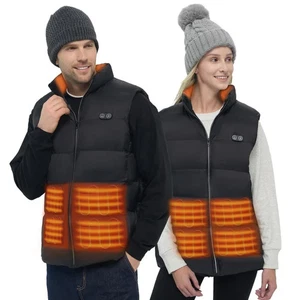 DR.PREPARE USB Elektrische Unisex Beheizte Weste Gillet mit 10 Heizzonen - Größe L - Bild 1 von 11