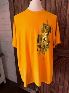 Vintage Nike Herren gelb kurzärmlig T-Shirt Größe XL (A2) - Bild 1 von 9