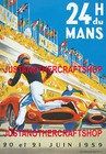 Le Mans 1959 Motor Racing A3 Large Size Poster Advert Sign Leaflet