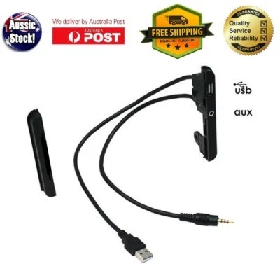 Fascia facia Fits Toyota Double-Din Side Trims Usb 3.5mm Aux Auxiliary Input - image 1 of 2