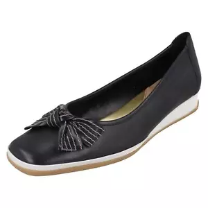 Ladies Van-Dal Midnight Combi Leather Small Wedge Heeled Shoe: Barbados II - Picture 1 of 9