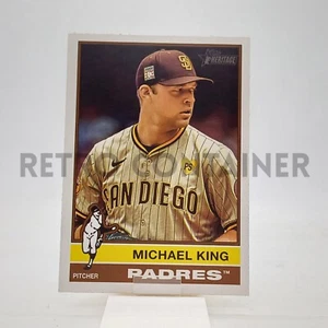 TOPPS Heritage Baseball MLB Cards 2025 - 105 Padres Michael King - Picture 1 of 1