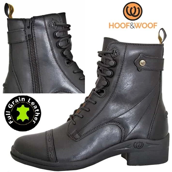 Damen Leder Paddock Reitstiefel klassisch Jodhpur Reiten Freizeit Hof Schuhe