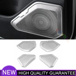 Adecuado para Toyota RAV4 19-2022 Plata Titanio Puerta Interior Altavoz Decoración Cubierta Borde - Imagen 1 de 5