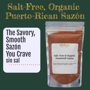 Sazón Seasoning | Organic Salt-Free Version | No MSG, Gluten, Salt or Fillers - Picture 1 of 9