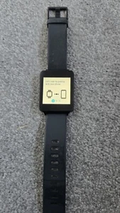 LG G Watch W100 Smartwatch Black Titanium Android Wear *read Description * - Picture 1 of 5