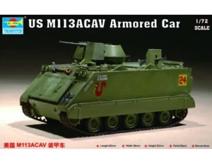Trumpeter 7237 US M113ACAV Armored Car 1:72 New Free Shipping - Picture 1 of 4