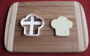 Chef Sombrero Cortador de galletas Pasteles Topper Fondant Cortador Cupcake Topper Comida - Imagen 1 de 1