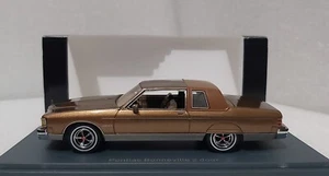 WOW Pontiac Bonneville Brougham 2 Door 1980 Brown Met 1:43 Neo 44800 SUPER RARE! - Picture 1 of 13