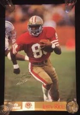 Sealed Rare New Jerry Rice Sports Illustrated 23 x 35 Poster San Francisco 49ers - Image 1 of 2