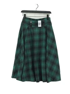 Maxi falda larga Belle Poque para mujer S verde a cuadros 100 % otra - Imagen 1 de 6