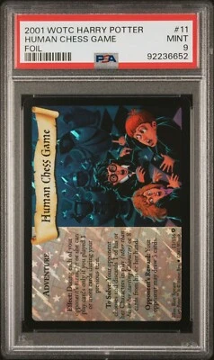 2001 WOTC HARRY POTTER 11 HUMAN CHESS GAME 11/116 PSA 9 MINT - Image 1 of 2