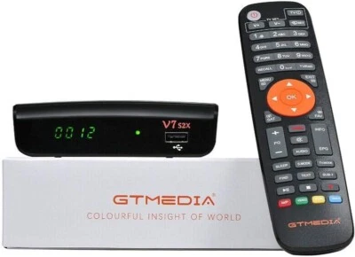 GTMedia V7S2X 10 Bit HEVC Satellite TV Receiver + USB WiFi Antenna Support DVB-S - Image 1 of 4