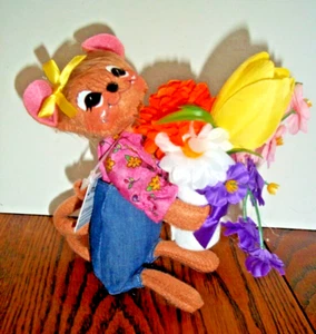 2023 Annalee "Flowers for You Mouse" 6" ~ #262323 ~ NWT - Picture 1 of 3
