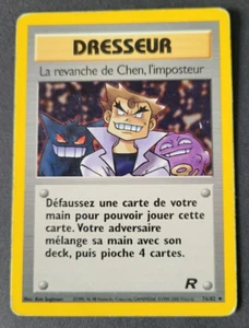 Carte Pokémon N°76/82 Dresseur La Revanche De Chen - Wizards Team Rocket - VF - Picture 1 of 2