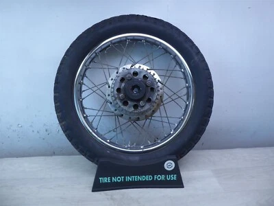 Honda CL450 1971 Scrambler H1629) llanta trasera cromada con piñón 18 pulgadas Foto 1 de 4