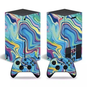 PEGATINA PROTECTORA DE MÁRMOL MULTICOLOR Xbox Serie X Vinilo Recubrimiento Calcomanía Cubierta Envolvente - Imagen 1 de 1
