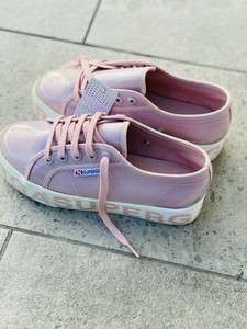 superga platform rosa antico