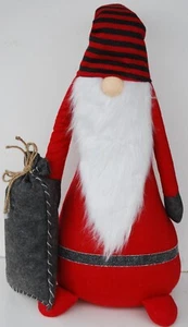 27" Fabric Santa Gnome - Picture 1 of 5
