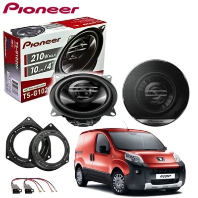 Kit 2 Casse Altoparlanti Pioneer TS-G1020F Posteriori Peugeot Bipper dal 2008 - Immagine 1 di 4