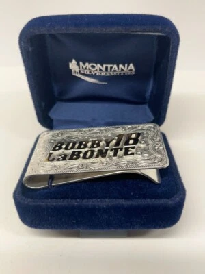 #18 Bobby Labonte - Silver & Gold - Money Clip (Holder) - NASCAR - Изображение 1 из 4
