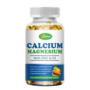 Calcium Magnesium Zinc with Vitamin D3 Strong For Bone Health Muscle Improvement - Picture 1 of 9