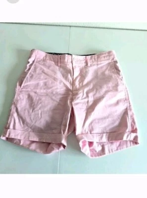 Pantalones Cortos Daniel Cremieux Hombre Talla 30 Rosa Chino Algodón Bolsillos Frontales Planos  Foto 1 de 4
